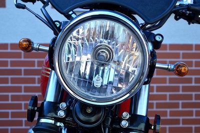 Motocykl Jawa 350 OHC SCRAMBLER - červený